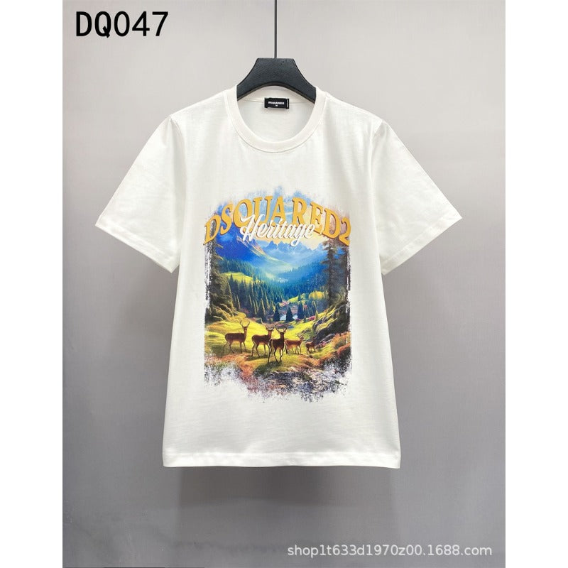 Dsquared2 T-Shirt Wide Loose Letters NextBlock