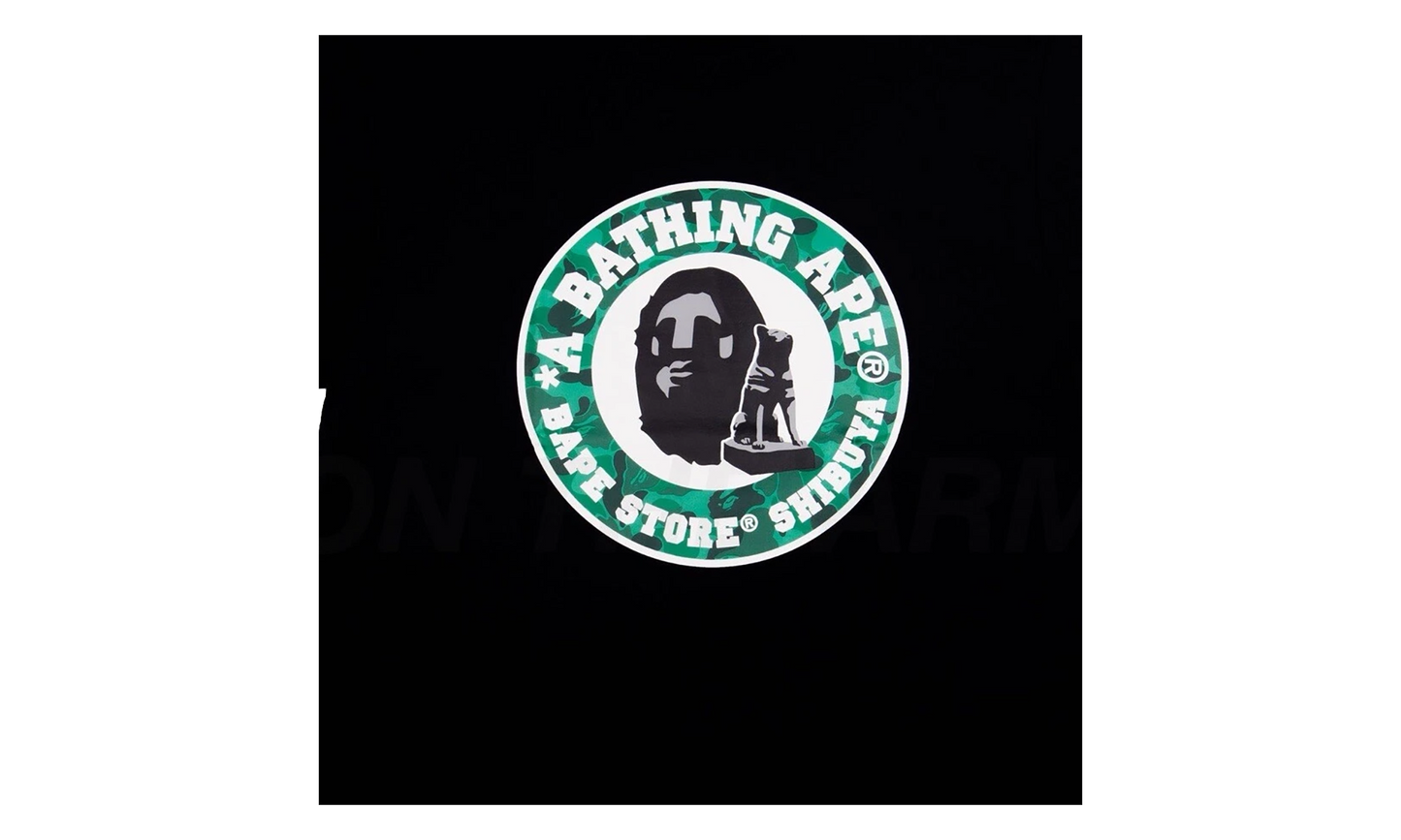 BAPE A Bathing Ape 'Shibuya' Tee Black RA 1094