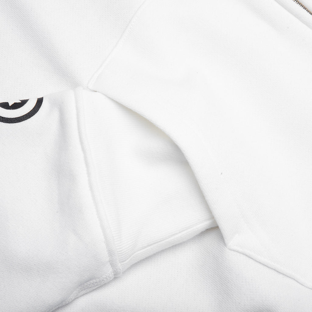 A BATHING APE 2nd Shark Full Zip Hoodie - White