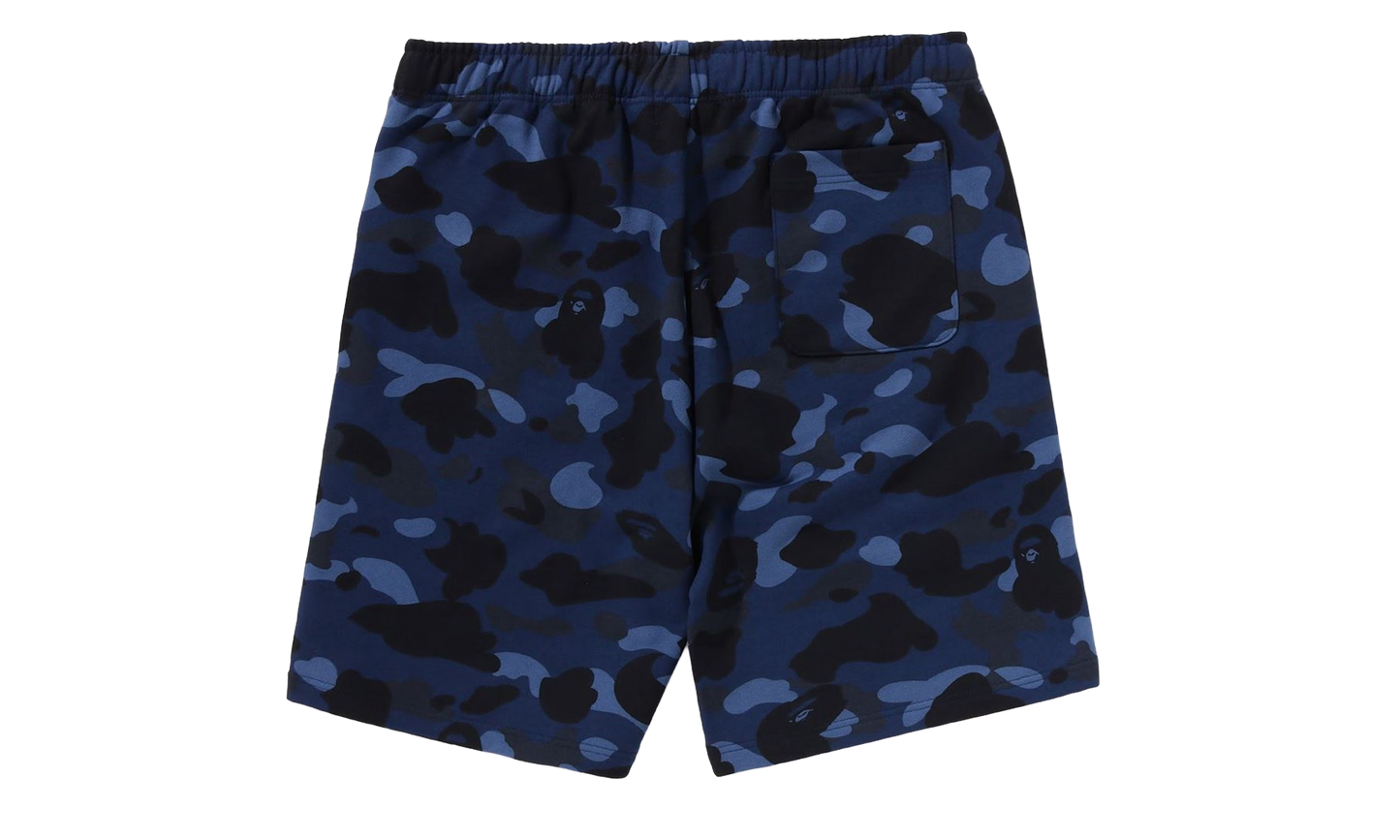 BAPE ABC Camo Shark Sweatshorts Navy 1K30 153 002 NAVY