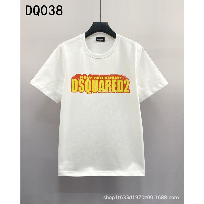 Dsquared2 T-Shirt Color Letter Trend Brand NextBlock