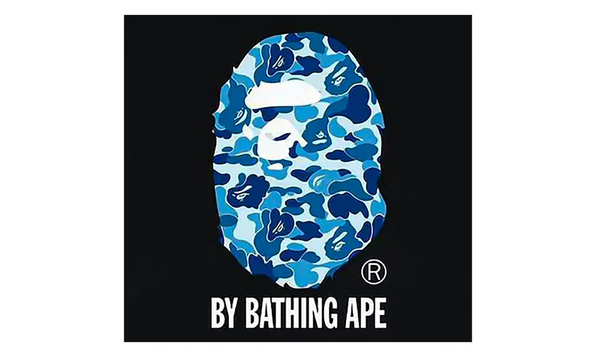 BAPE ABC Camo By Bathing Ape Tee Black / Blue 1J30 110 006 BLACK BLUE