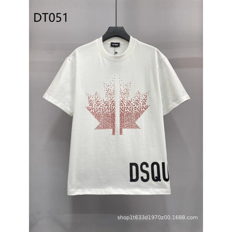 Dsquared2 T-Shirt Maple Leaf Letters NextBlock