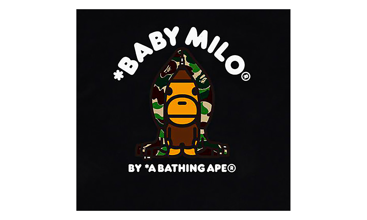 BAPE ABC Camo Milo Hoodie SS Tee Black/Green Camo 0ZXTEMX00510Q BKM