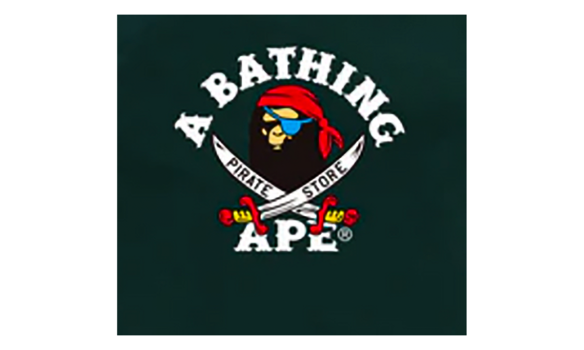 BAPE Ape Pirate Tee Green 4I72110003 GREEN