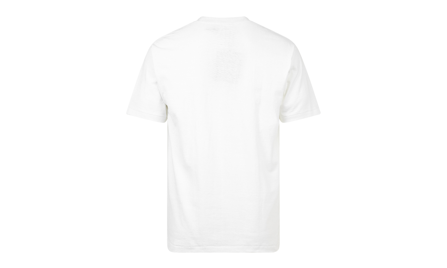 BAPE Glass Beads College Tee White 0ZXTEM110059DWHX