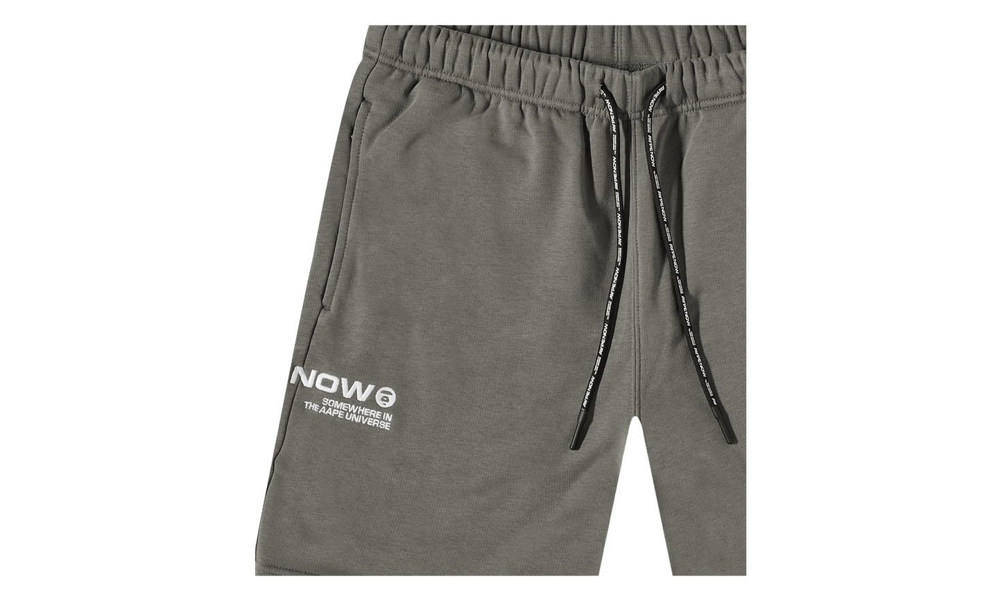 BAPE AAPE Embroidered Sweat Shorts Cool Grey 897FF6A8