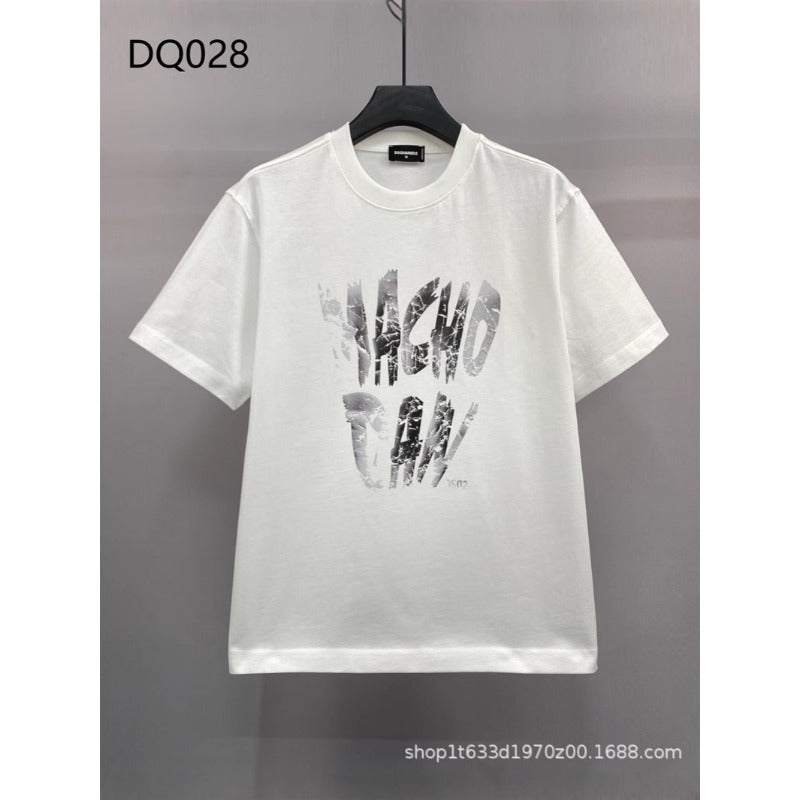 Dsquared2 T-Shirt DQ028 Printed Trendy Crew Neck NextBlock