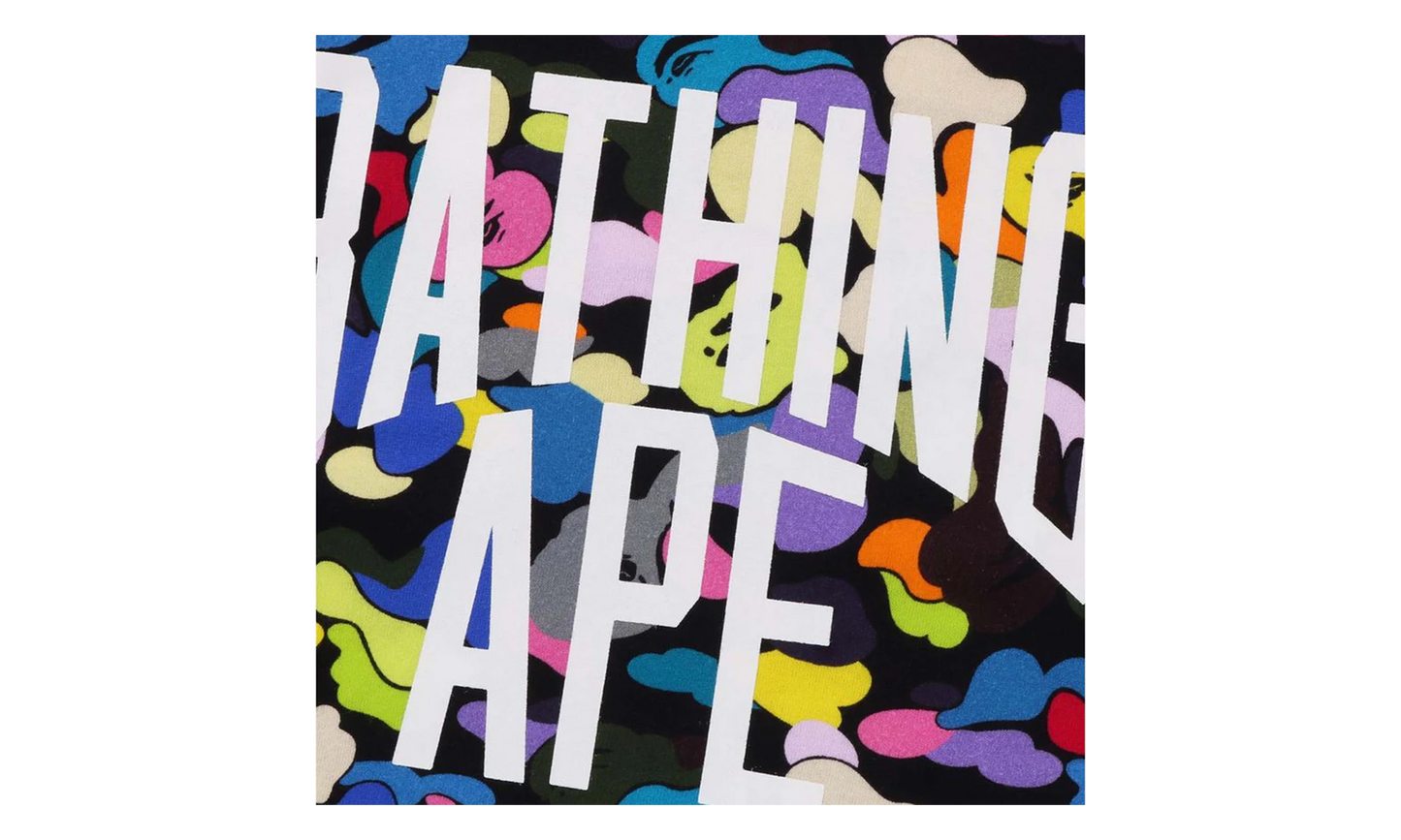 BAPE Multi Camo NYC Logo T-Shirt Black / Multicolor 001TEJ201021MBLK