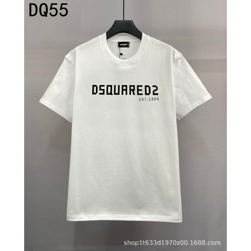 Dsquared2 T-Shirt Letter Printing Trend Brand NextBlock