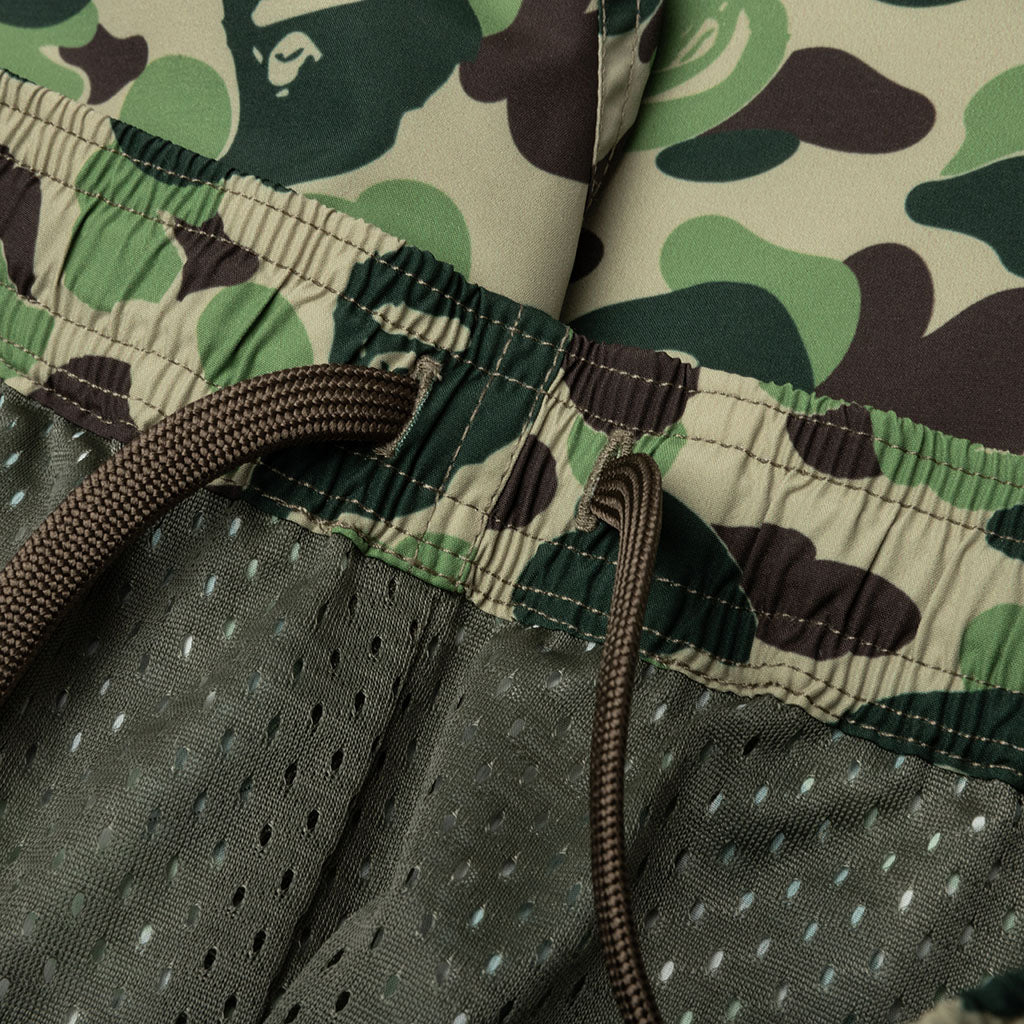 A BATHING APE Abc Camo Beach Shorts - Green