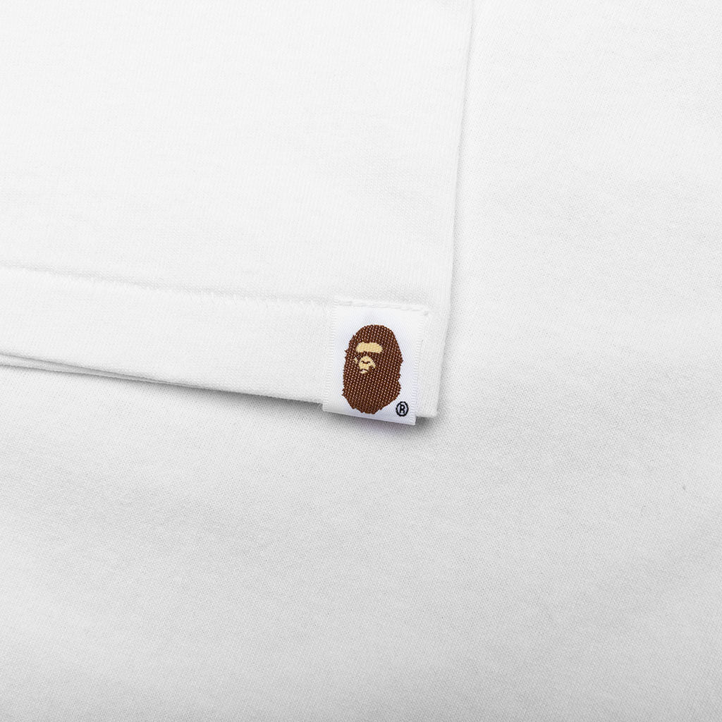 A BATHING APE Bape Check By Bathing Ape Tee - White