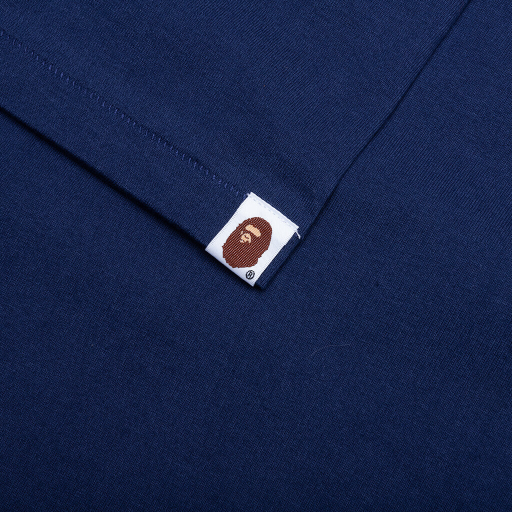 A BATHING APE Baby Milo Tee - Navy