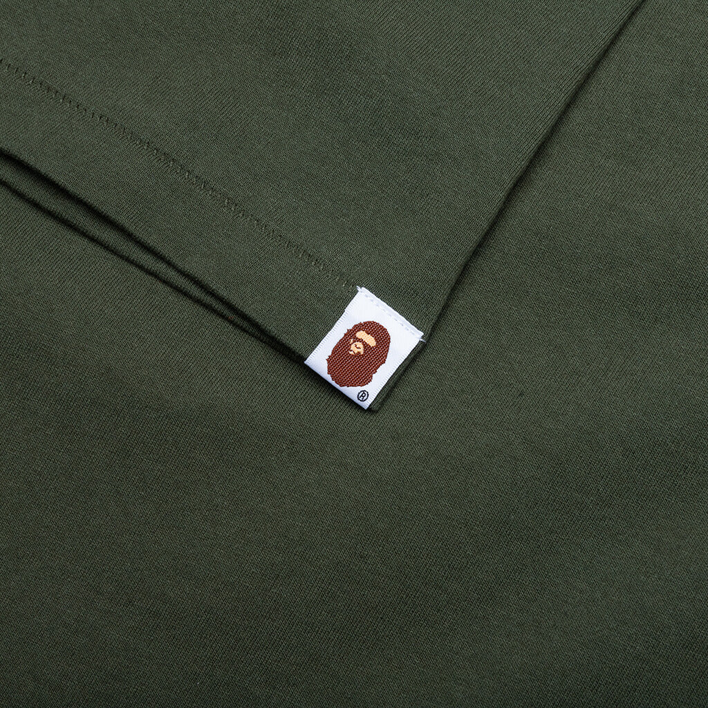 A BATHING APE Baby Milo Tee - Olive Drab