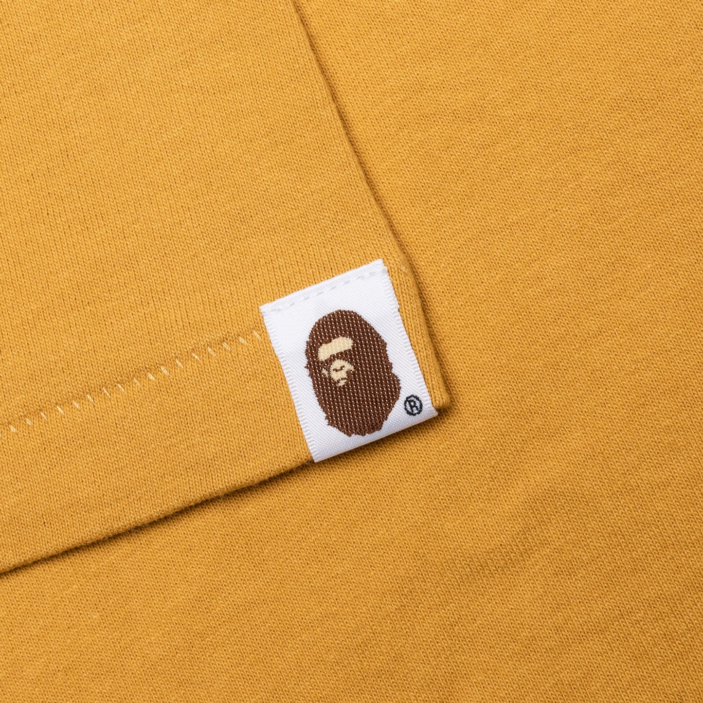 A BATHING APE Big Ape Head Tee - Yellow