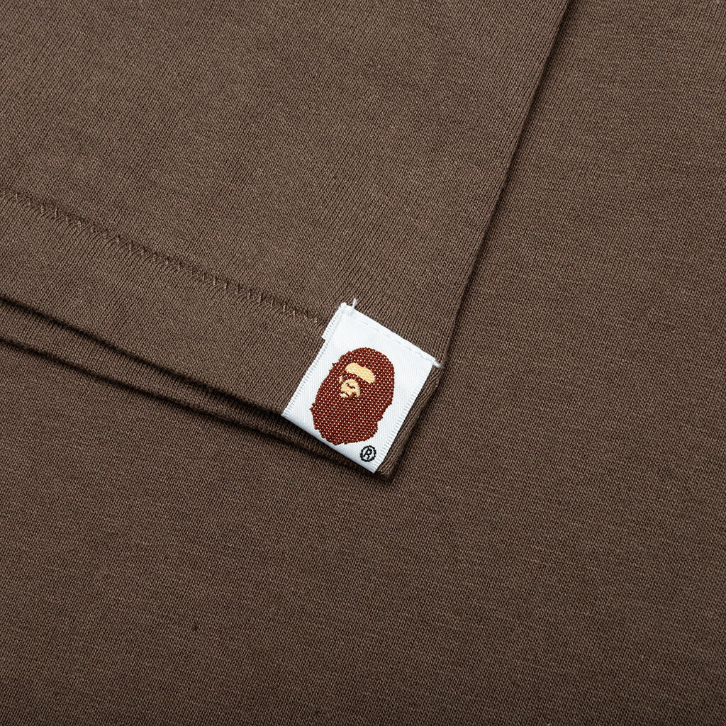 A BATHING APE College Milo Tee - Brown