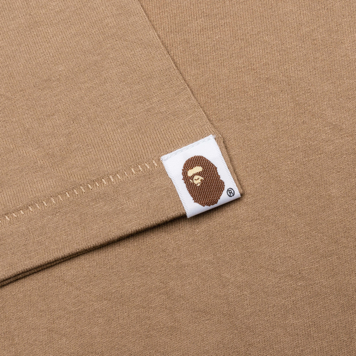 A BATHING APE College Tee - Beige