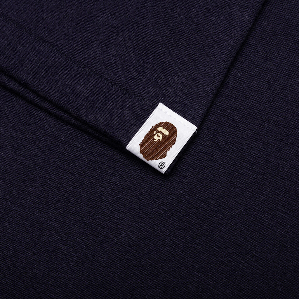 A BATHING APE College Tee - Navy