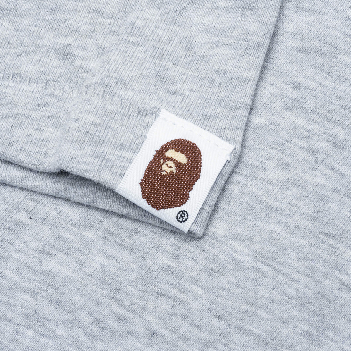 A BATHING APE Feature x Bape College Relaxed Fit Tee - Gray