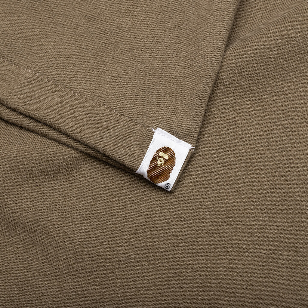 A BATHING APE Liquid Camo Bape Sta Logo Tee - Brown