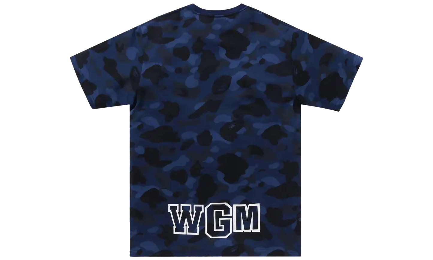 BAPE Color Camo Shark Tee NAVY CAMO 001CSJ801010M NVY