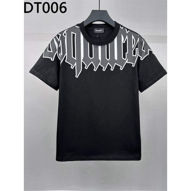 Dsquared2 T-Shirt Summer European and American Trend Crew Neck Bottom Shirt NextBlock