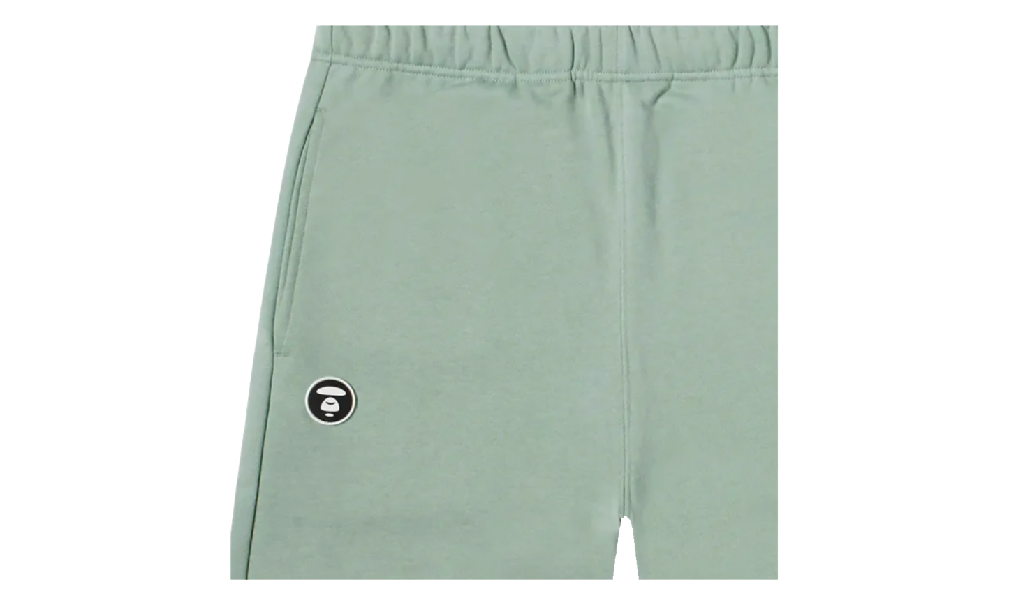BAPE AAPE One Point Fleece Shorts Green 9G00B8X0