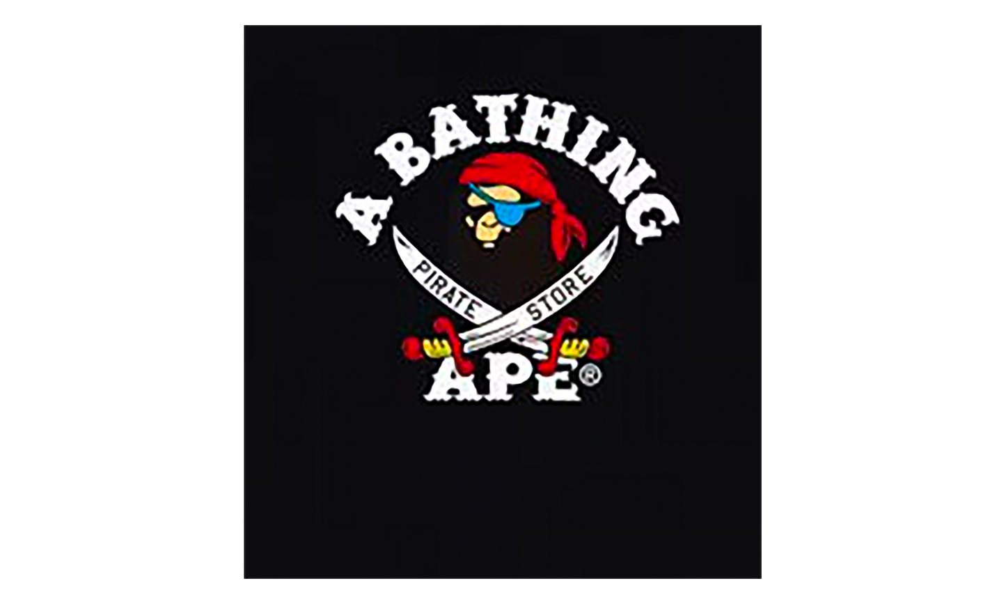 BAPE Ape Pirate Tee Black 4I72110003 BLACK