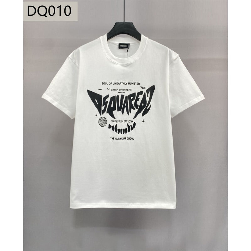 Dsquared2 T-Shirt Small Letter Crew Neck Top Bottom Shirt NextBlock