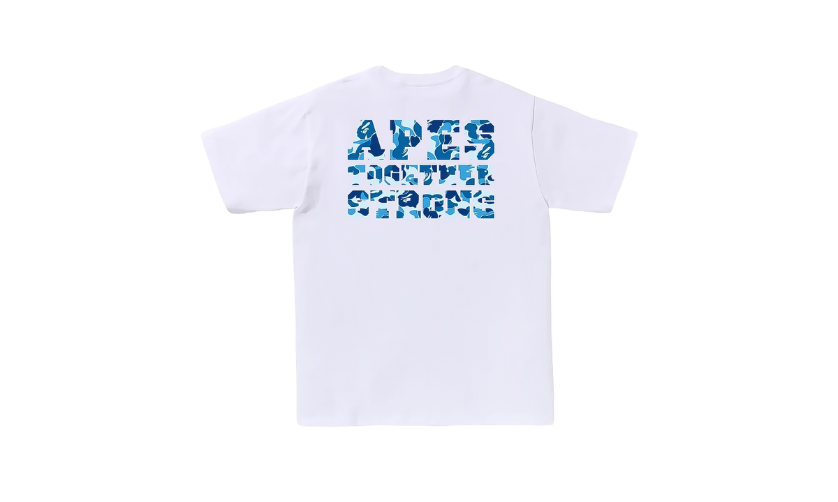 BAPE Color Camo College 'ATS' Tee White 241546M213167