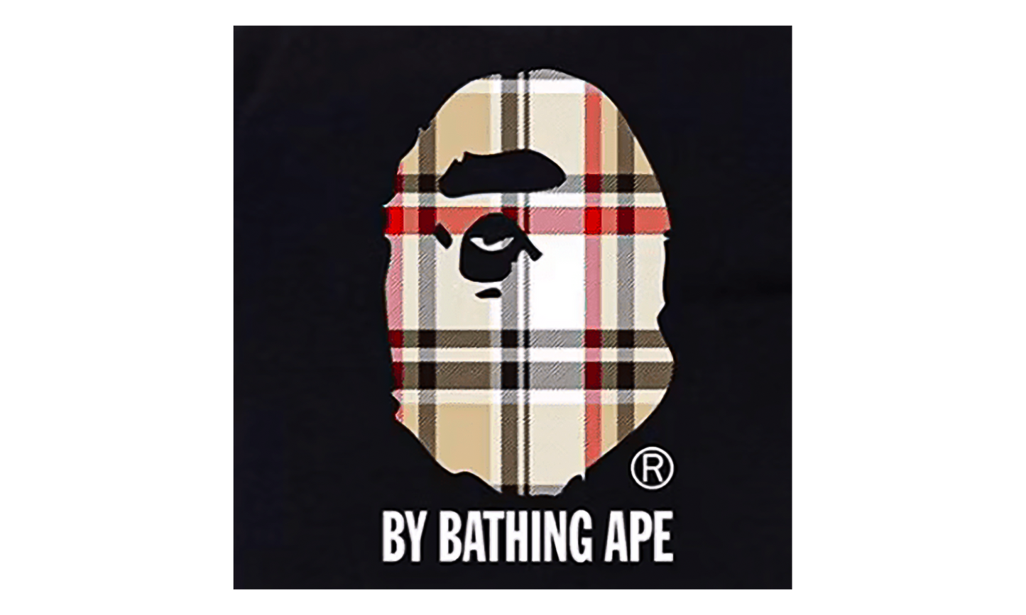 BAPE Check by Bathing Tee Black / Beige 1G30 110 044 BB