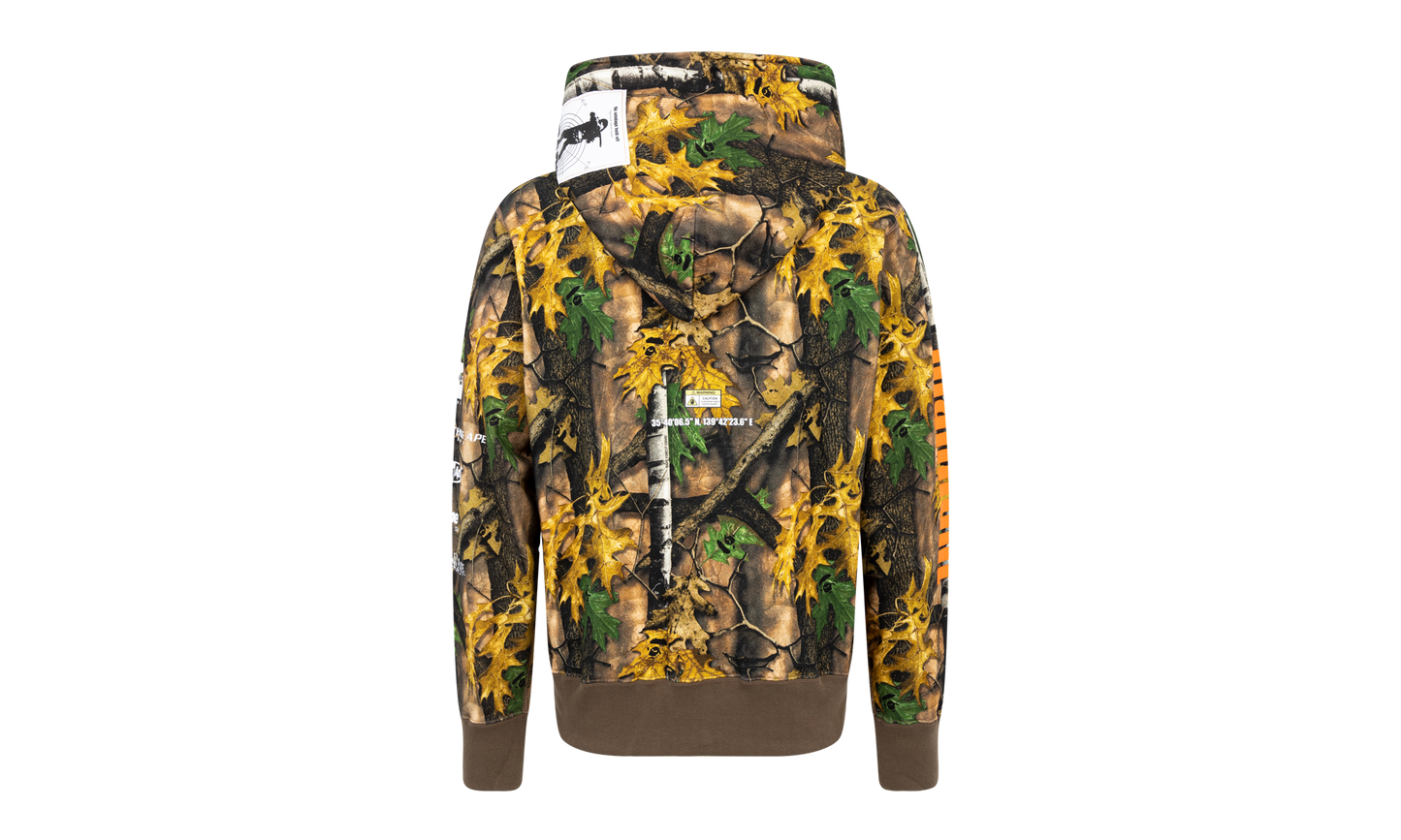BAPE Forest Camo Wide Full Zip Hoodie Forest Camo OZX SW M115013 C