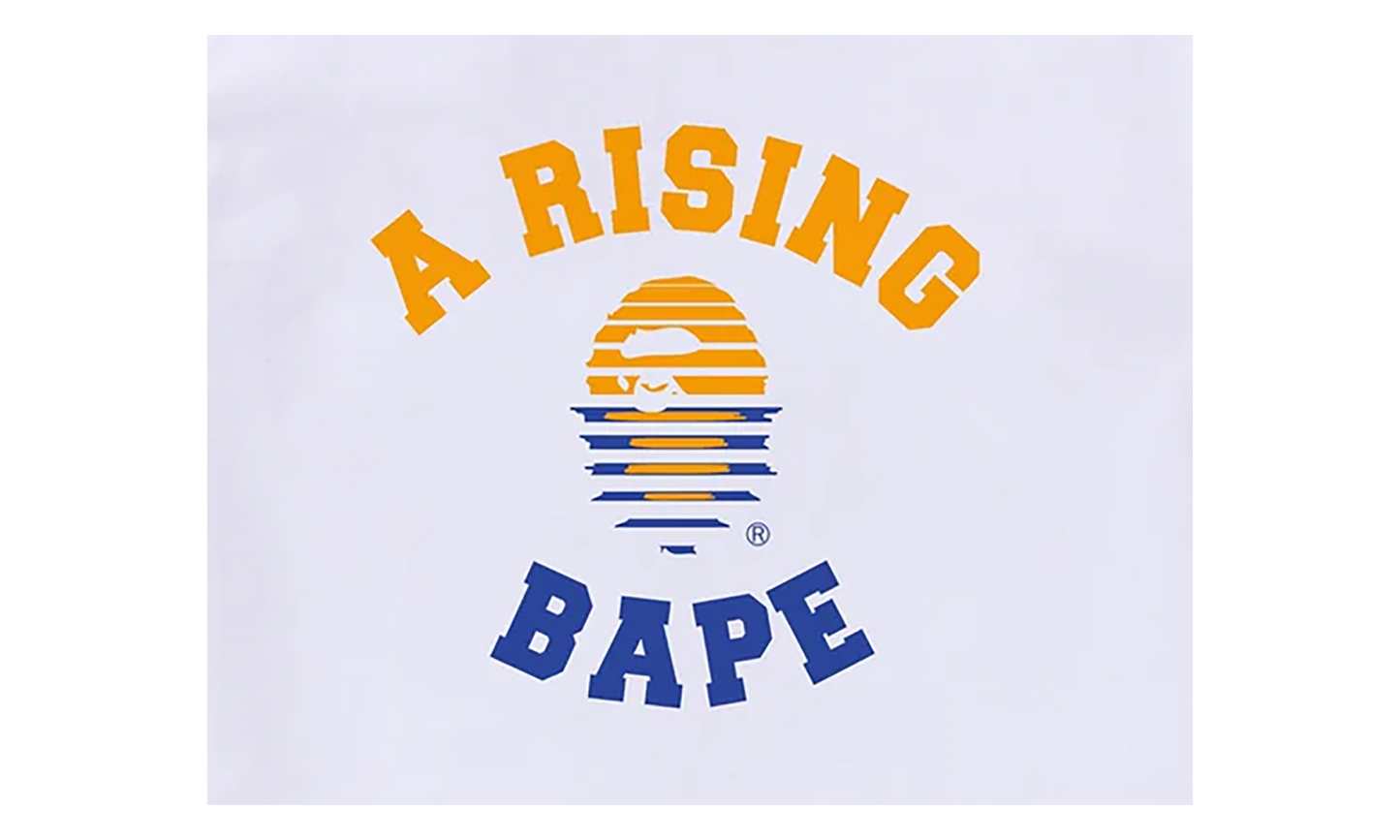 BAPE A Rising Bape Tee White 1K30 110 047 WHITE
