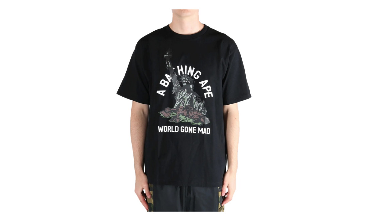 BAPE Statue of Liberty Tee Black 1L80110050 BLK