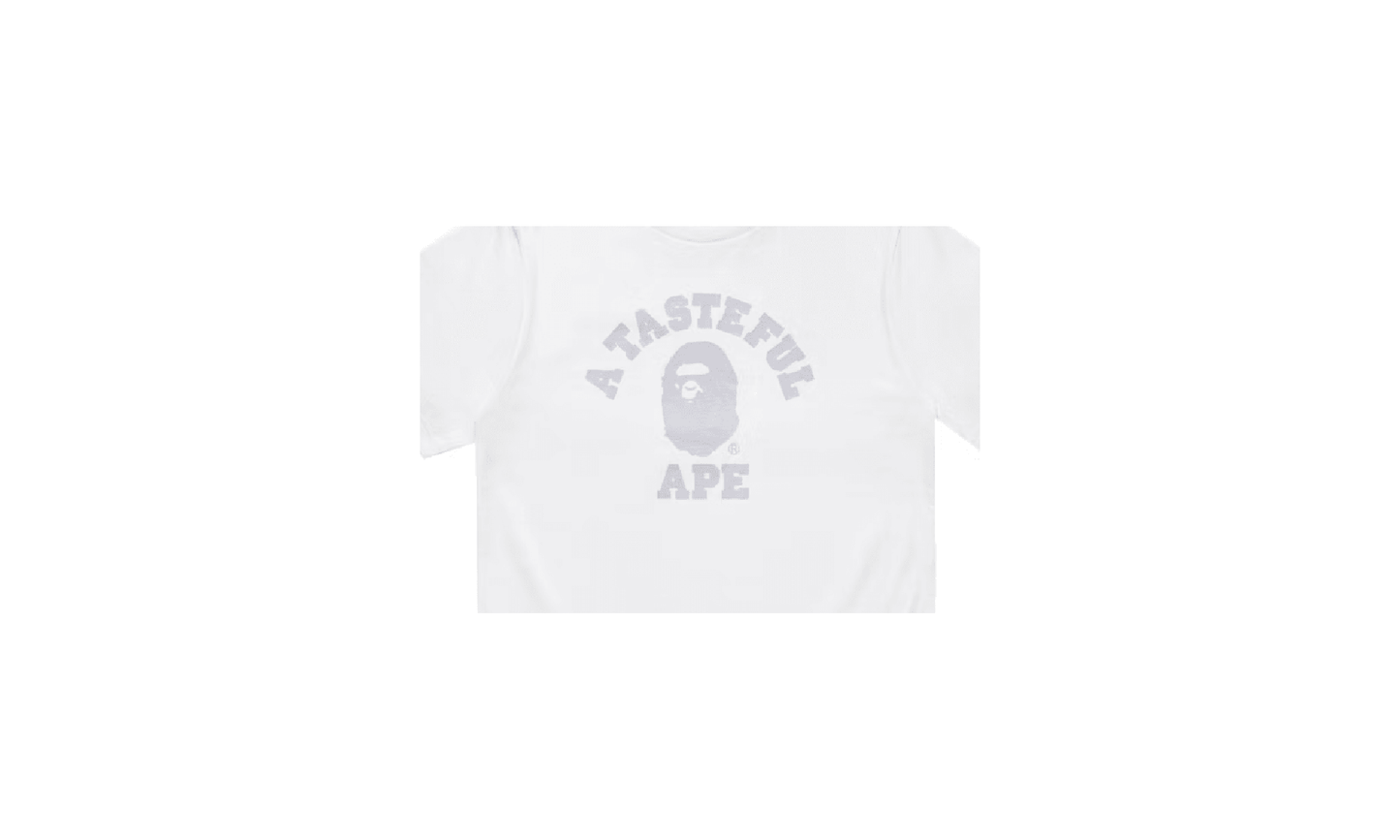 BAPE College SS Tee JJJJound - White TVQIA3NF