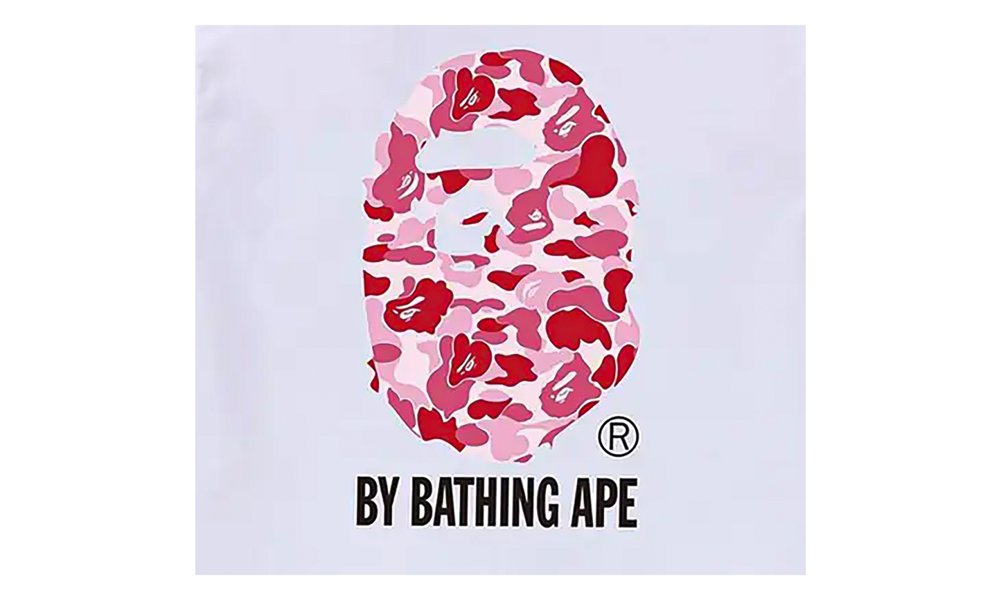 BAPE ABC Camo By Bathing Ape Tee White / Pink 1J30 110 006 WHITE PINK