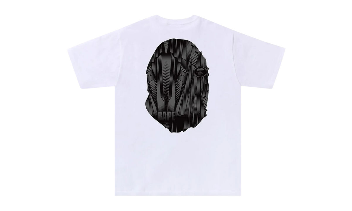 BAPE Speed Racer Big Ape Head Tee White Black 1J30 110 036