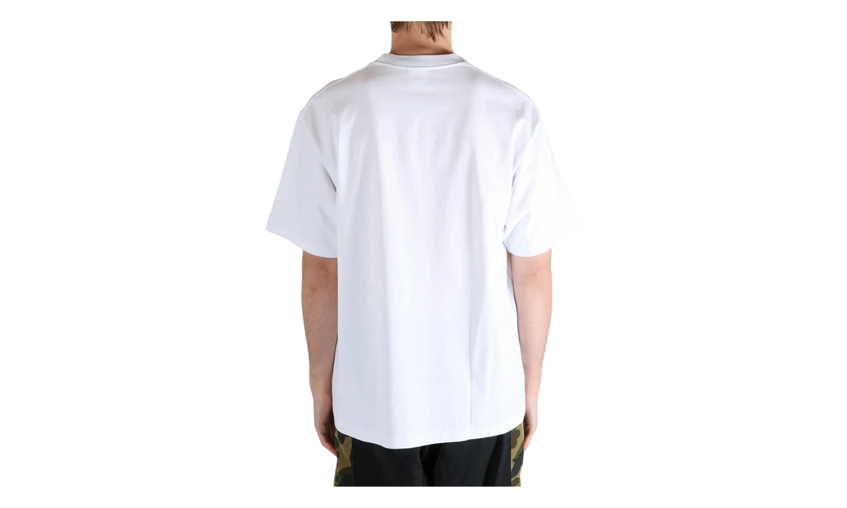 BAPE Sta College Relaxed Fit Tee White 1L80110314 WHT
