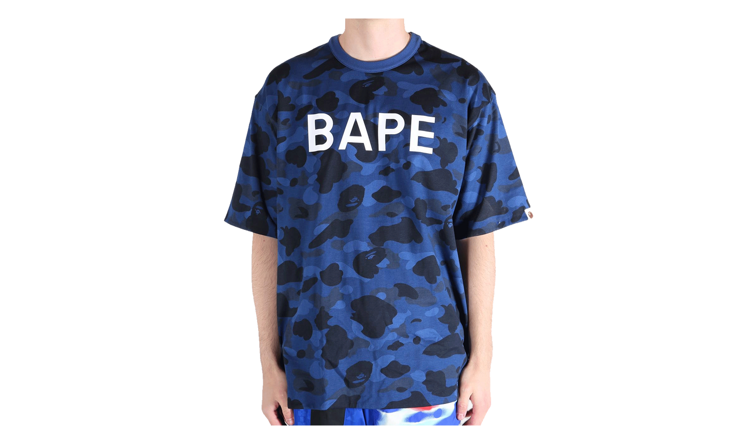 BAPE Color Camo Reversible Tee Navy 1M30109008 NVY