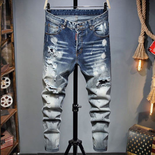 Dsquared2 Jeans Distressed Slim-fit Stretch Jeans NextBlock
