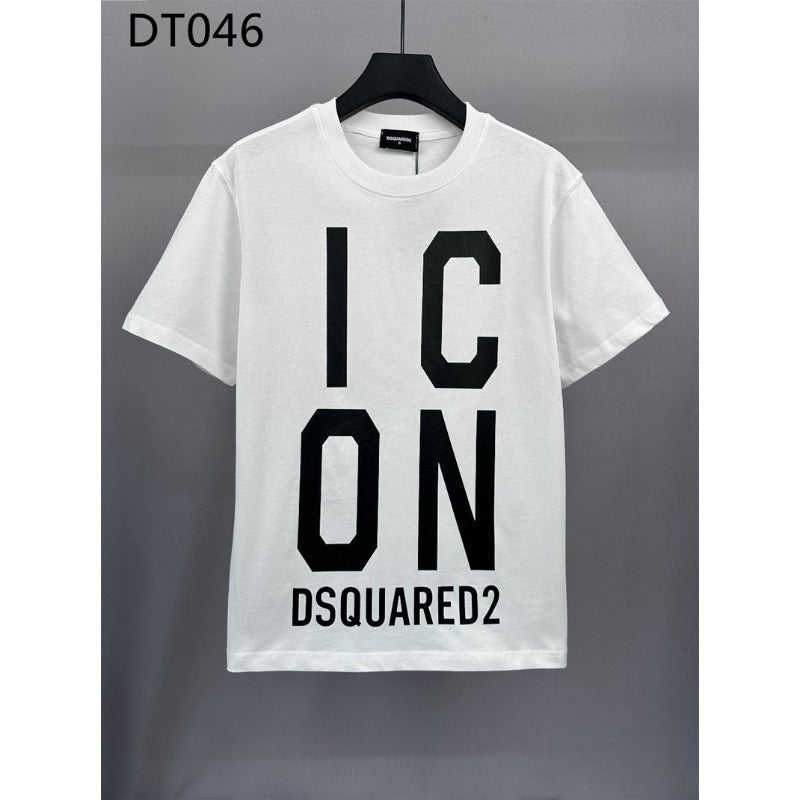 Dsquared2 T-Shirt Crew Neck Cotton Bottom Shirt NextBlock