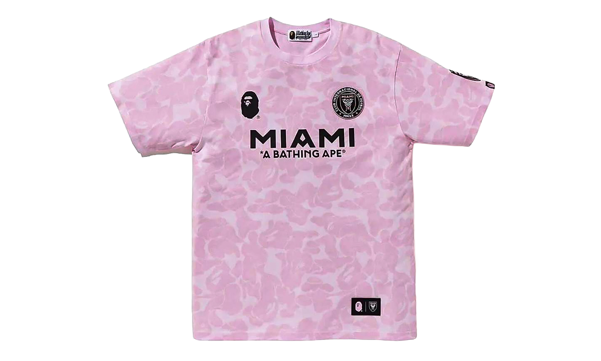 BAPE BAPE x Inter Miami CF Camo Tee Pink 1J72 109 902 PINK