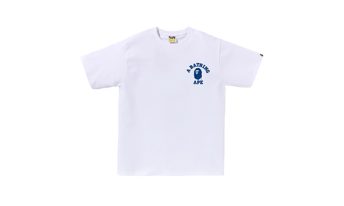 BAPE Color Camo College 'ATS' Tee White 241546M213167