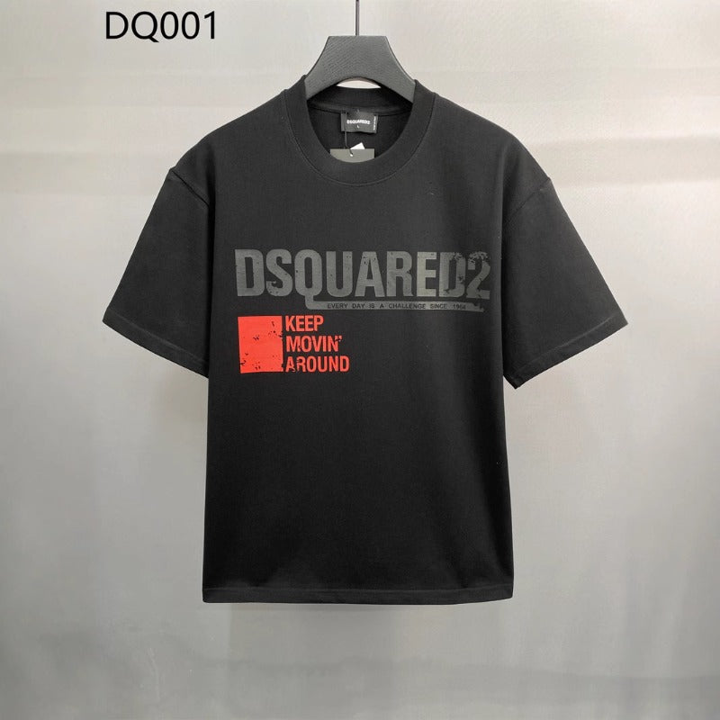 Dsquared2 T-Shirt Micro Wide Loose Letter Print NextBlock