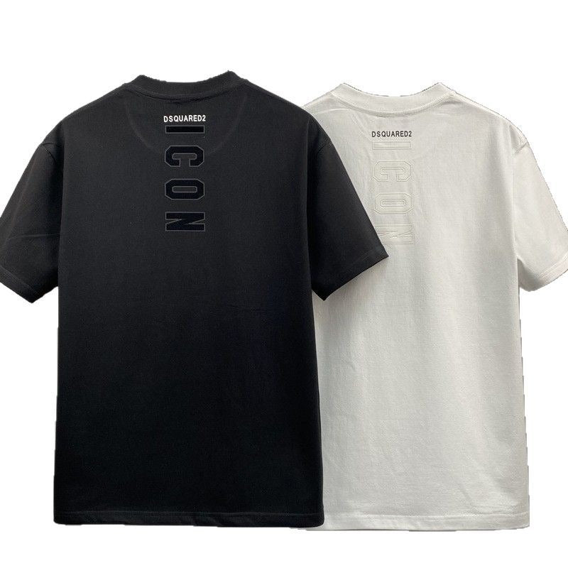 Dsquared2 Loose Letter Print Short Sleeve NextBlock