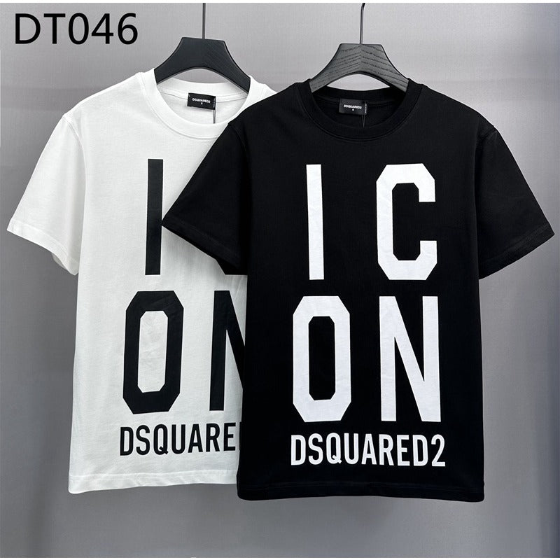 Dsquared2 T-Shirt Crew Neck Cotton Bottom Shirt NextBlock