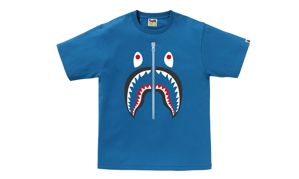 BAPE Shark Tee Blue 0ZXTEM110003N BLUE
