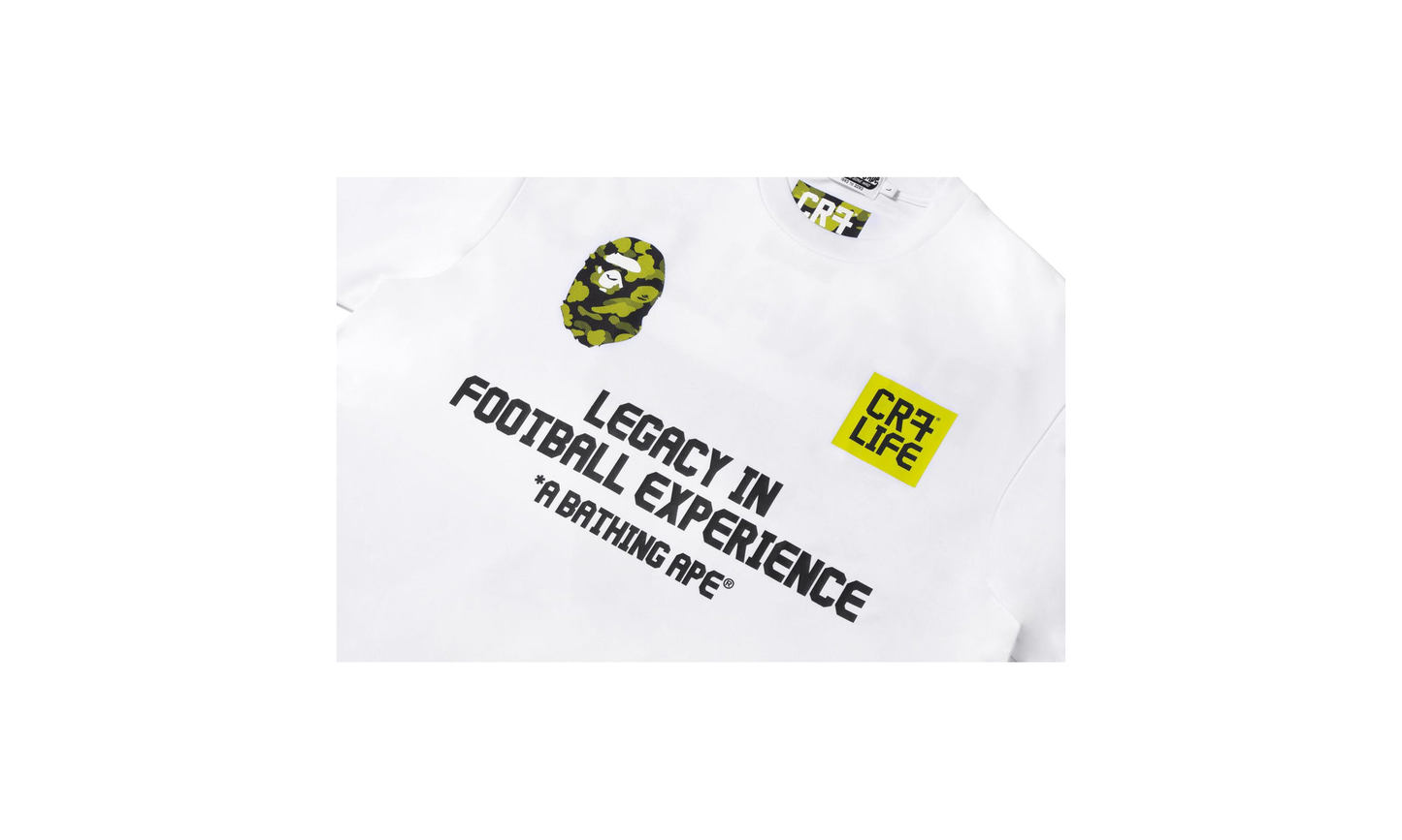 BAPE CR7Life Ronaldo 7 T-shirt White 1L73109972