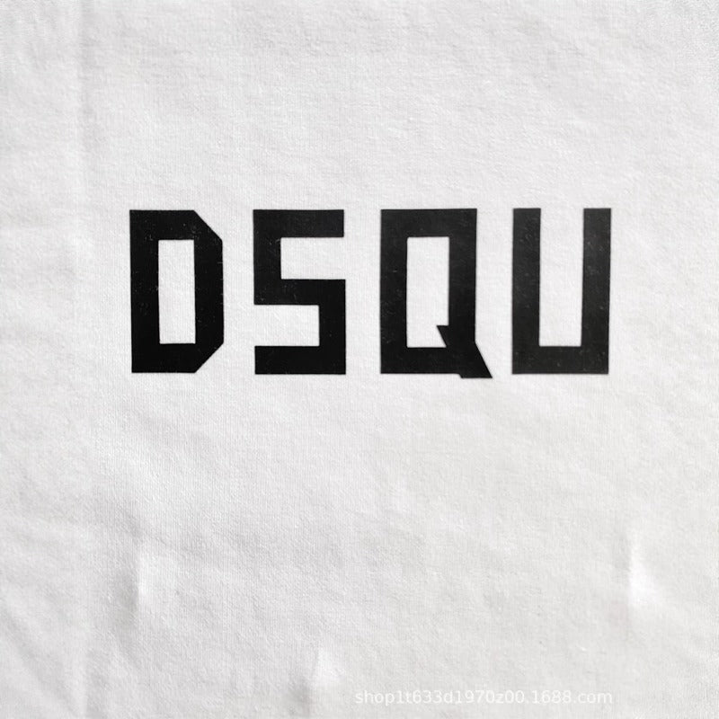 Dsquared2 T-Shirt Letter Printing Trend Brand NextBlock
