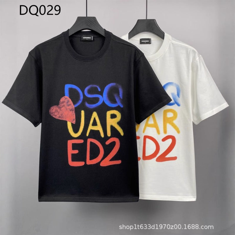 Dsquared2 T-Shirt Color Letter Print NextBlock